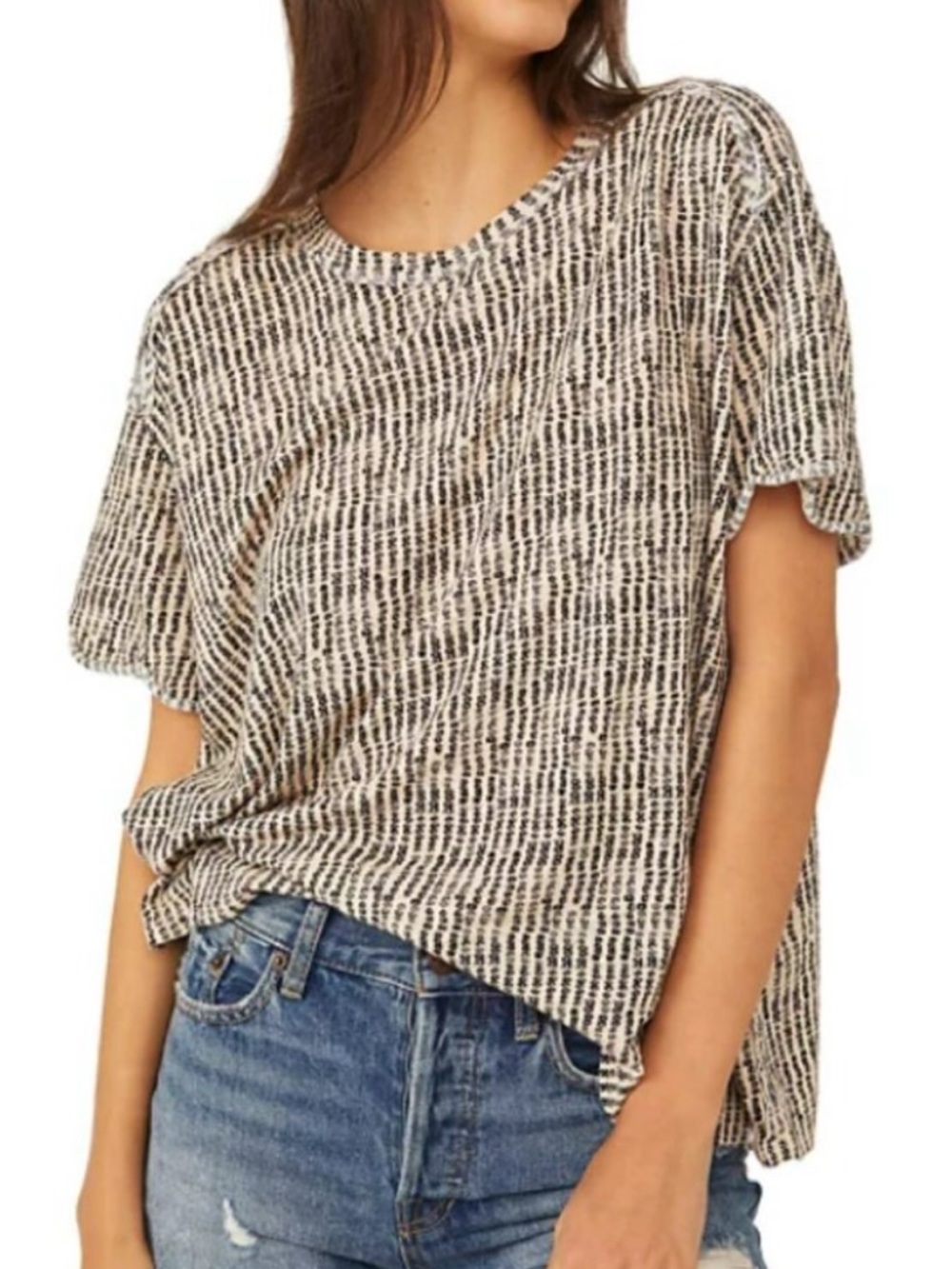 Free People We The Free Bali Backpacker Flax Linen Shirt, Size Large - Picture 2 of 13
